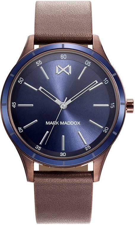 Reloj MARK MADDOX Hombre (Piel - Marrón)