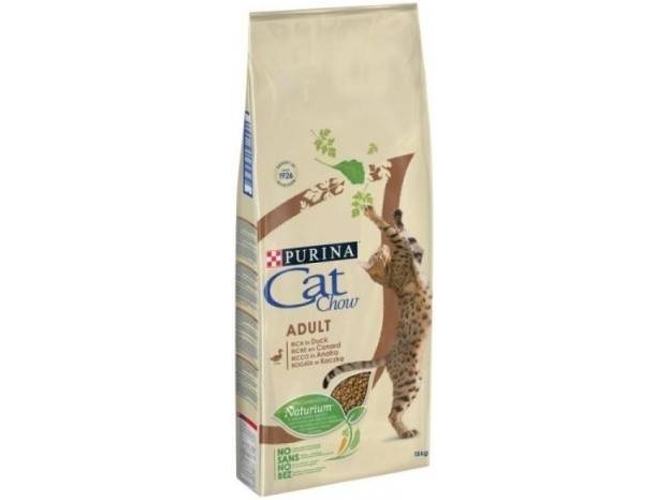 Pienso para Gatos PURINA (15Kg - Seco - Adulto - Sabor: Pato)