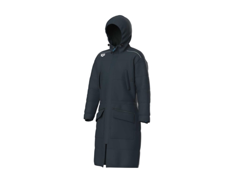 Parka Unisex para Natación ARENA Team Solid Negro (S)