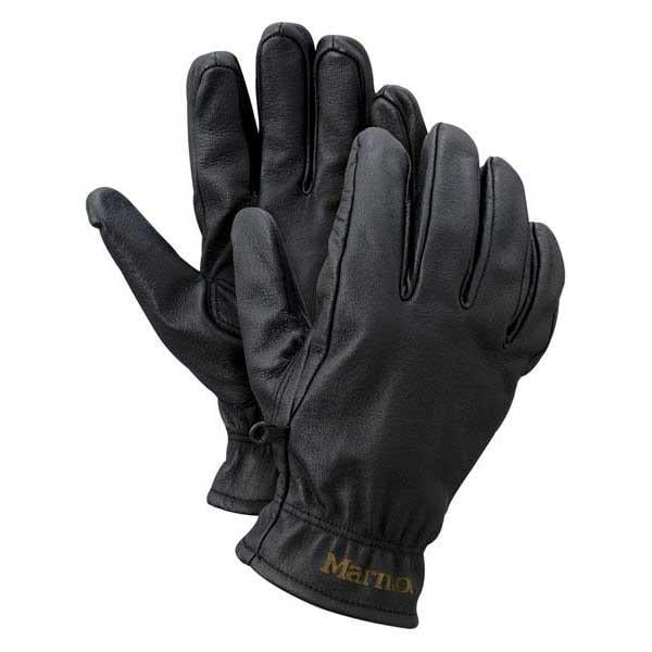 Basic Work Glove guantes trabajo de cuero resistentes para exteriores pescar hombre marmot negro montaña s