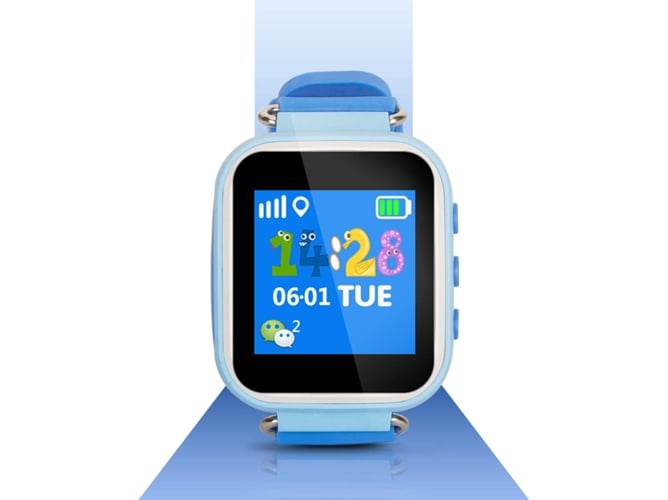 Reloj inteligente GPS con localizador para niños Way Kids Rosa Leotec  LEOTEC
