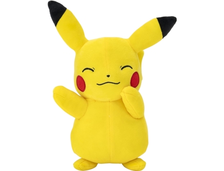 Peluche Pikachu con Ojos Cerrados Pokémon 20 cm JAZWARES