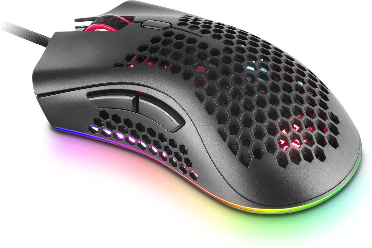 Ratón Gaming MARS GAMING MMEX (32000 dpi - Negro)