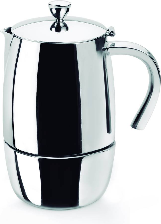 Lacor Luxe Cafetera 6 tazas plata expreso pulido acero