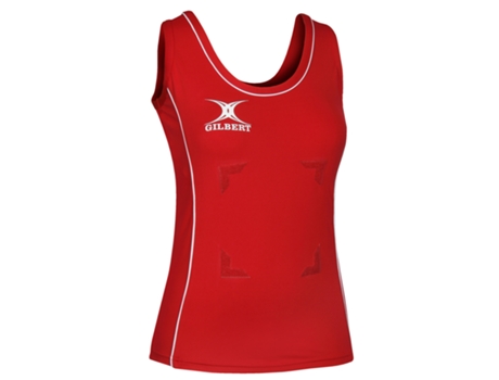 Top de Mujer para Rugby GILBERT Rojo (XL)