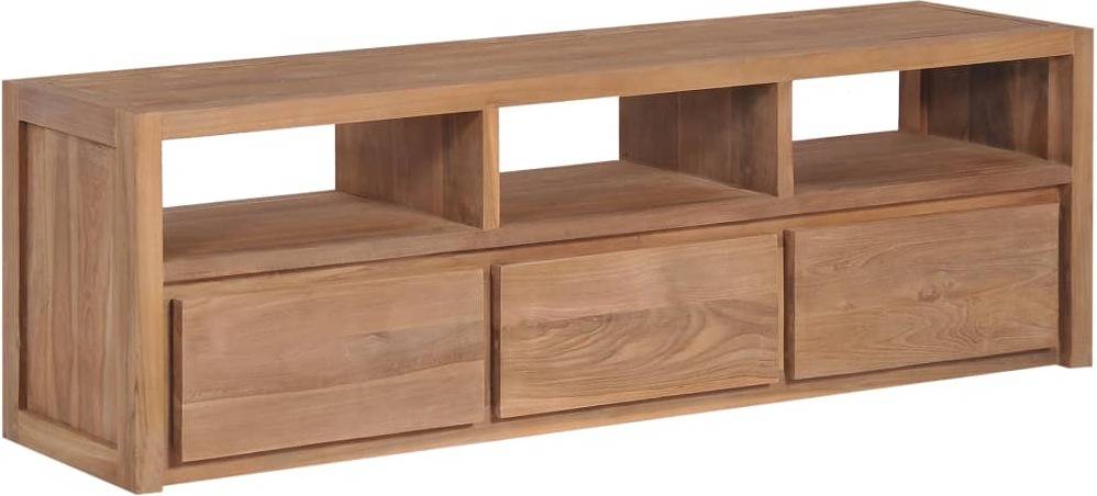 Mueble de TV ART PLANET (120x30x40cm - Madera Maciza - Marrón)