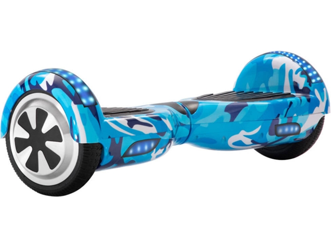 Hoverboard E-RIDES 6.5AL camo-Azul (Autonomía: 1 h | Velocidad Máx: 12 km/h)