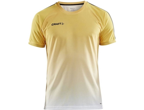 Camiseta de Hombre para Fútbol CRAFT Control Fade Multicolor Amarillo (M)