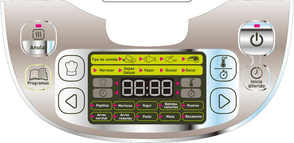 Multicooker MOULINEX Maxichef Advanced MK8121 (5 L - 750 W)