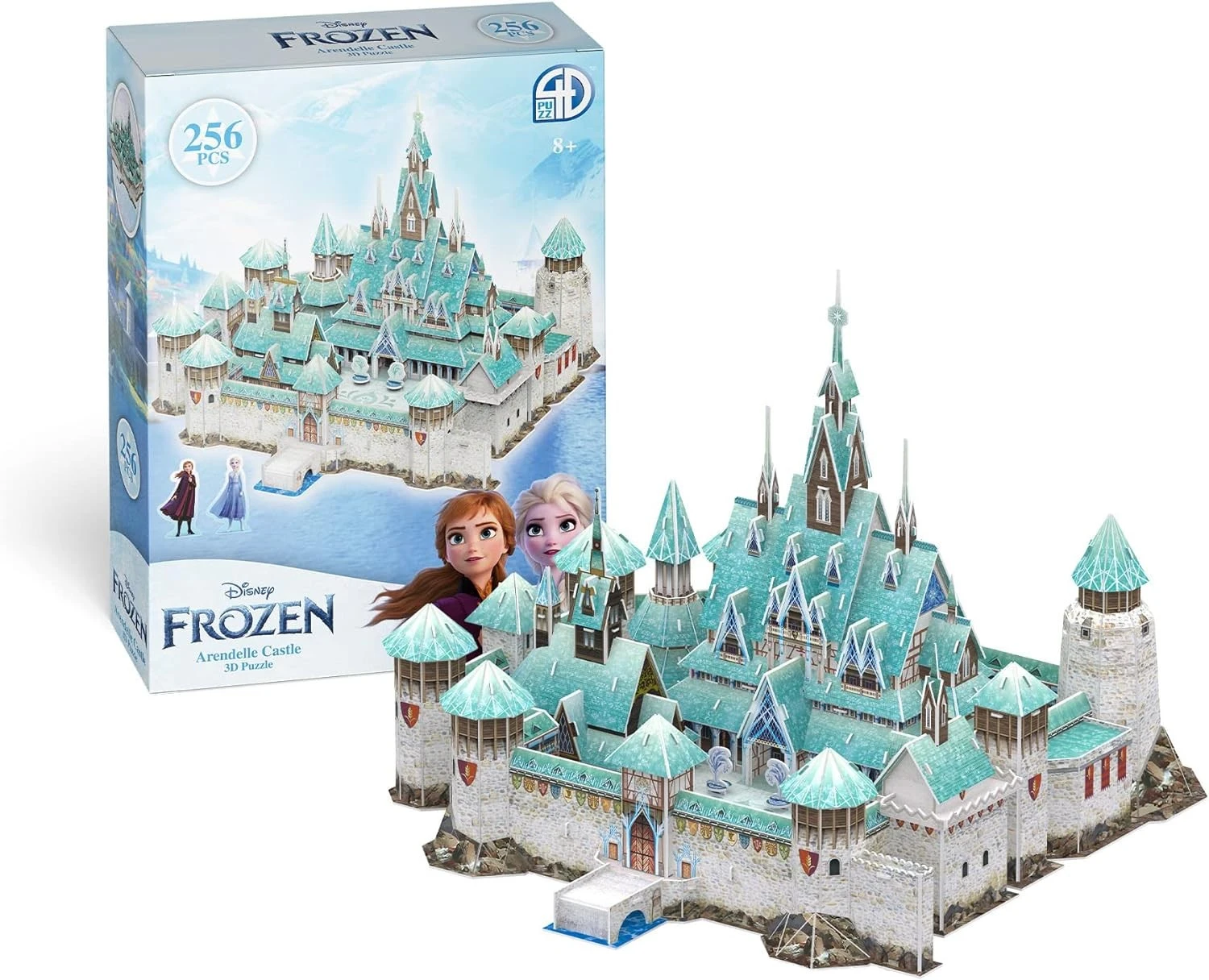 3D Puzzle Castillo de Arendelle Frozen Ii Disney 256 Piezas REVELL