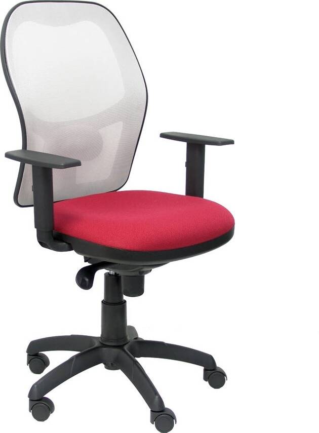 Silla de Escritorio Operativa PYC Jorquera Rojo B (Brazos Ajustables - Malla)