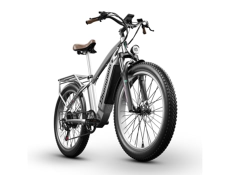 Bicicleta eléctrica SHENGMILO, batería extraíble de 48V 720Wh, pantalla LCD Samsung de 26 pulgadas, horquilla delantera con suspensión MX04