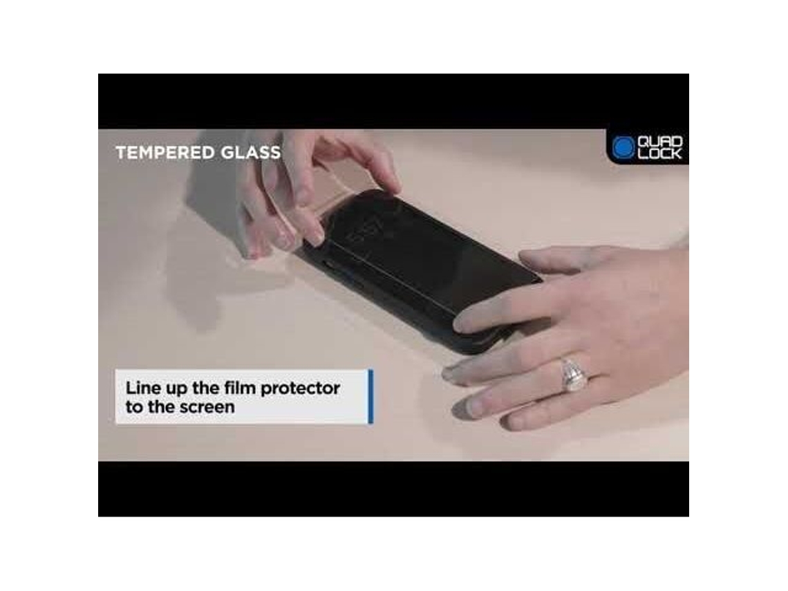 Protectores de pantalla de vidrio templado - iPhone - Quad Lock