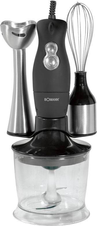 Batidora de Mano + Accesorios BOMANN SMS 349 CB (200 W - Negro)