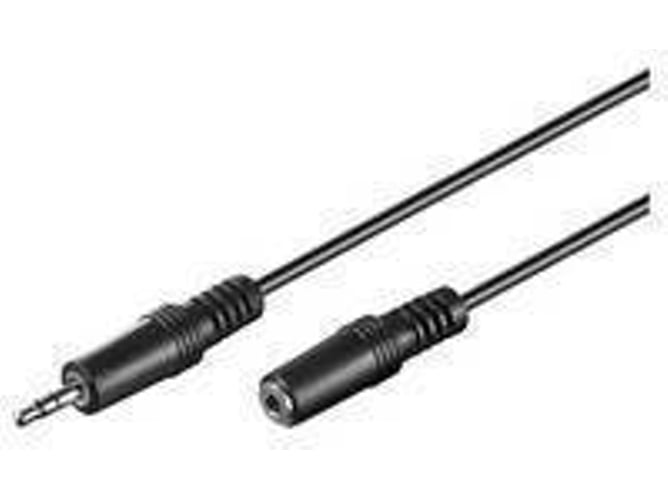 Cable de Audio MICROCONNECT (2 m - Negro)