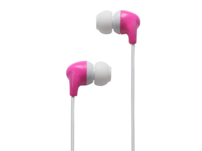 Auriculares con Cable PIONEER SE-CL501 (In Ear - Micrófono - Rosa)