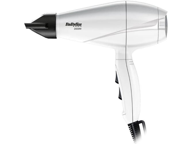 Secador de Cabello BABYLISS 6604WE Pro Blanco (200 W - 6 Niveles de temperatura)