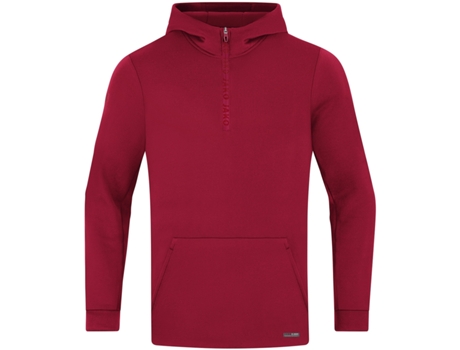 Sudadera Unisex JAKO Capuche Casual Rojo (2XL)