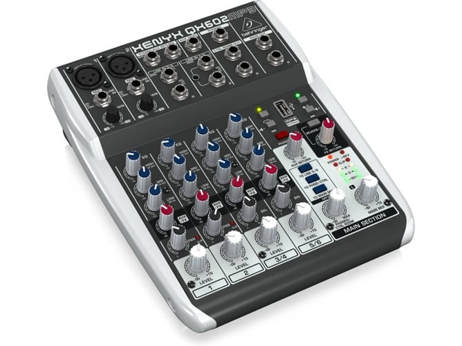 Mesa de mezclas BEHRINGER QX602MP3 (Canales: 6)