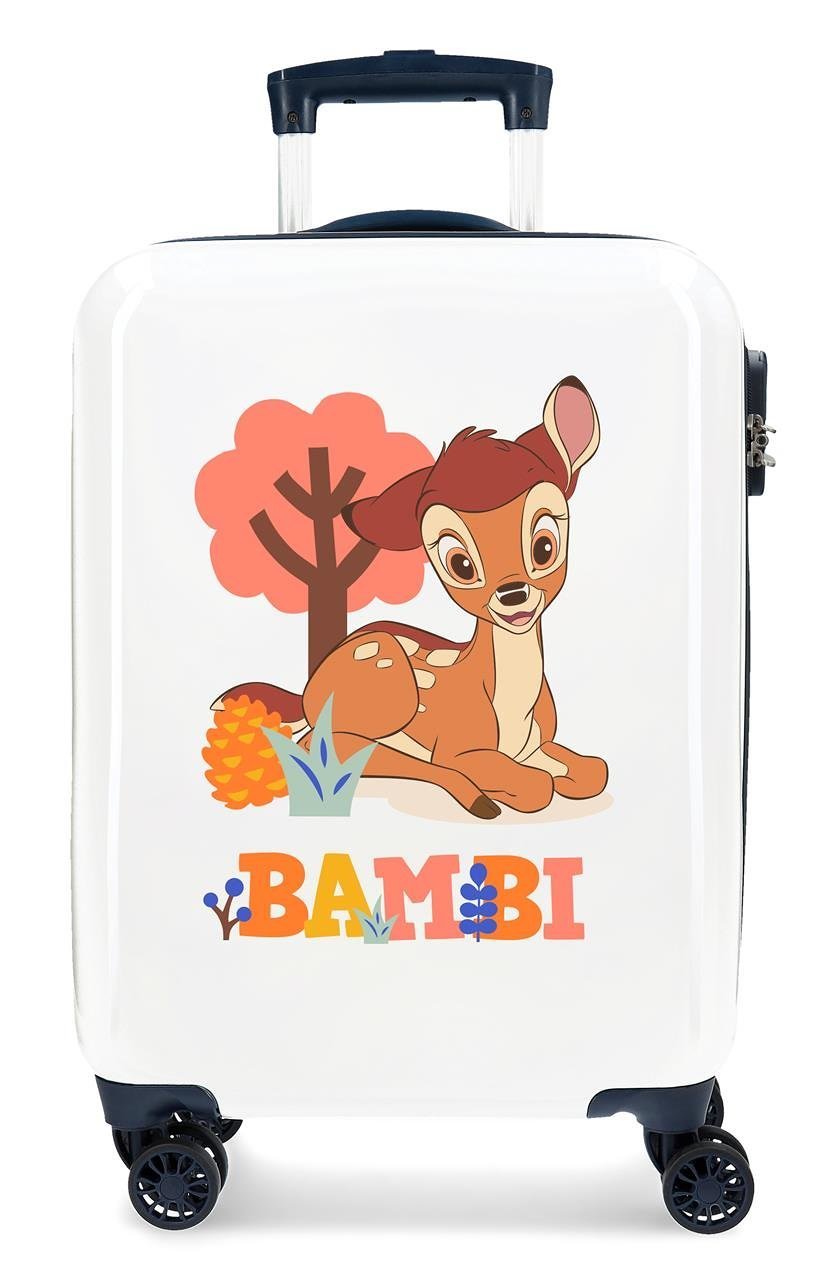 Maleta de Cabina DISNEY Bambi (Abs - Blanco - 38 x 55 x 20 cm)