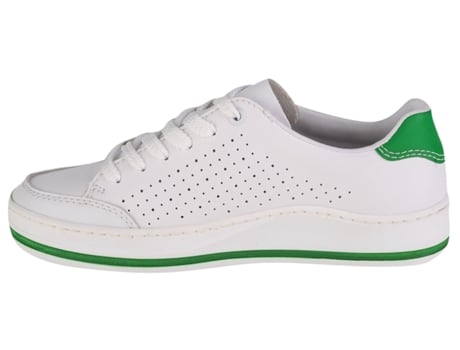 Zapatillas Mujer RIEKER (39 - Cuero Flor - Blanco)