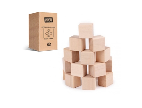 Puzzle JUST BLOCKS (Madera - Beige - 22 x 15 x 10 cm)