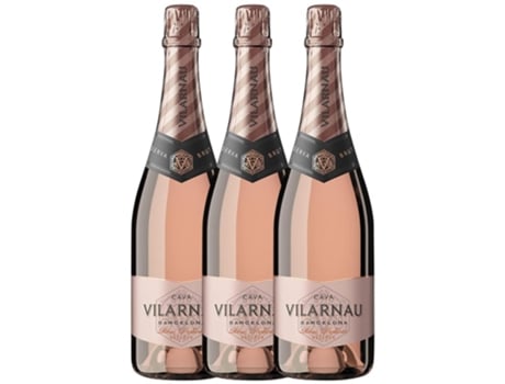 Espumante VILARNAU Vilarnau Castell De Vilarnau Rosé Delicat Brut Cava Reserva (0.75 L - 3 unidades)