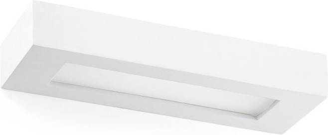 Aplique de Pared FARO BARCELONA Olaf (Máx. 8W - Cristal, Yeso - Blanco)