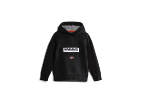 Sudadera con Capucha de Niños NAPAPIJRI Burgee Negro (16 años)