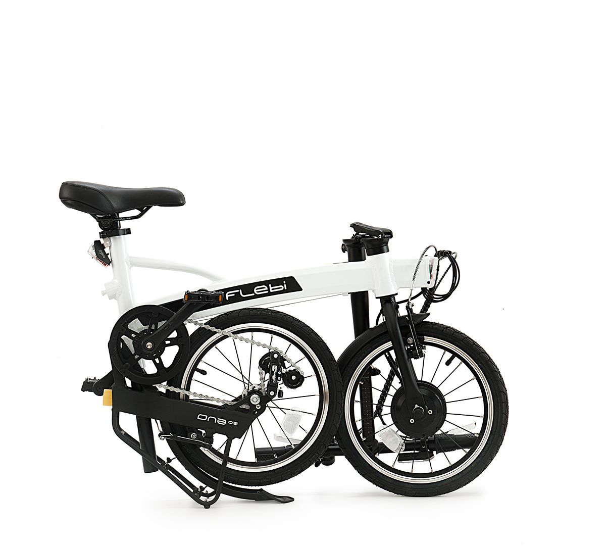 Bicicleta Plegable Evo 3.0 blanco perla 129 kg flebi white pearl velocidad 25 45