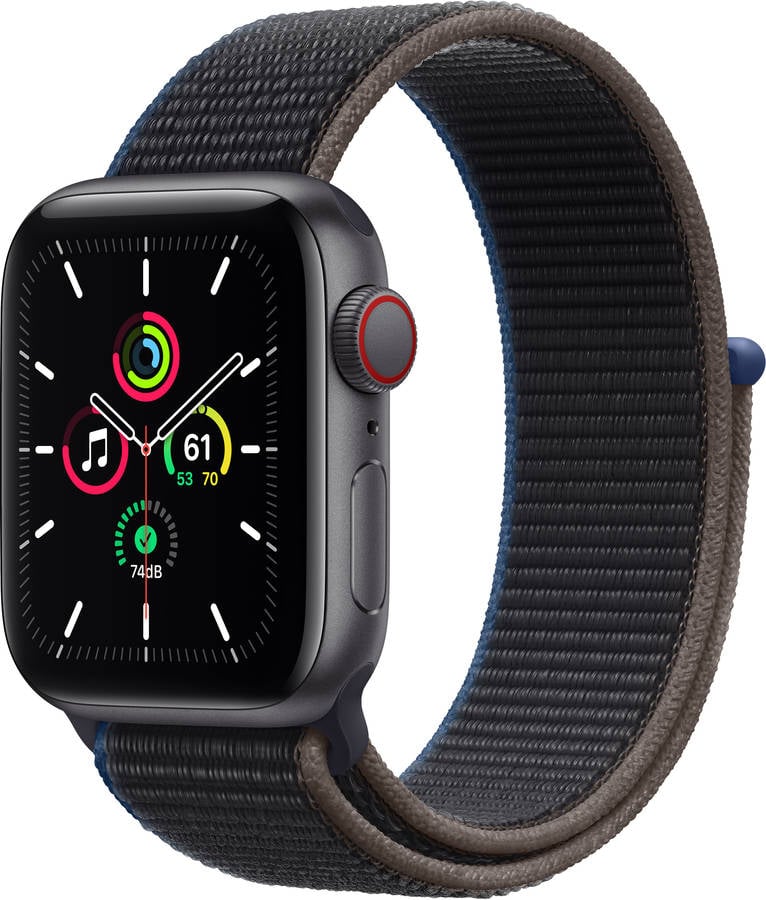 APPLE Watch SE GPS+Cellular 40mm gris espacial, carbon loop