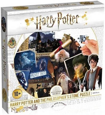 Rompecabezas 2D WINNING MOVES Harry Potter Puzzle Philosophers Stone 500pc (0,526 kg - 27 x 27 x 5,2 cm)