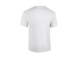 Camiseta para Hombre GILDAN (3XL - Algodón - Blanco)