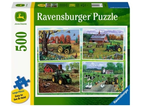 Puzzle RAVENSBURGER John Deere Classic rompecabezas 500 pieza(s) Granja