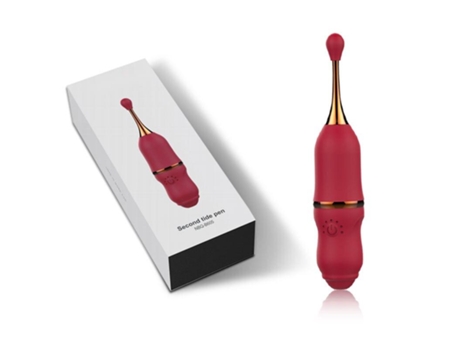 Vibrador de masaje de 7 frecuencias para mujer (rojo) VEANXIN