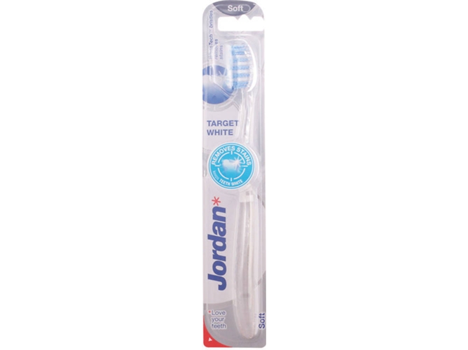 Cepillo de Dientes JORDAN Target Blanco Soft Cepillo Dental 1 Unidad