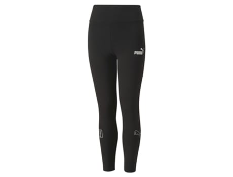 Leggings de Niña PUMA Power Colorblock Negro (7/8 años)