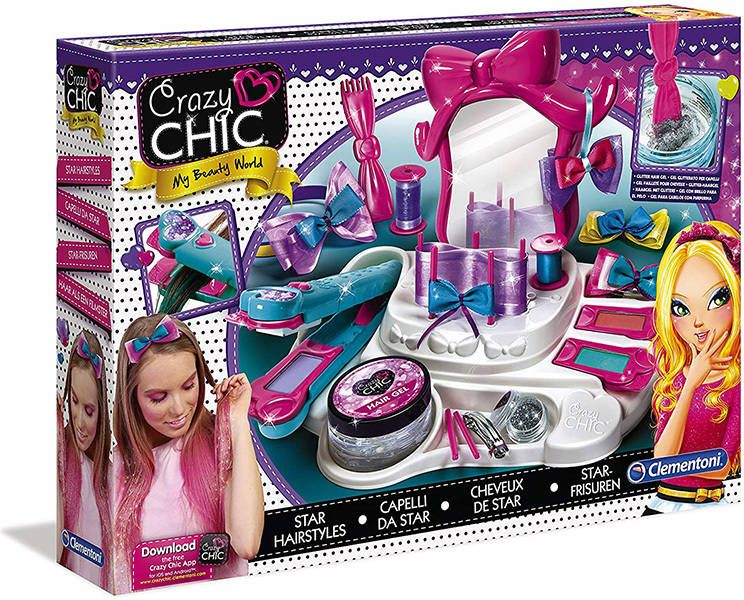 Clementoni Crazy Chic decora tu cabello 15241 juego creativo