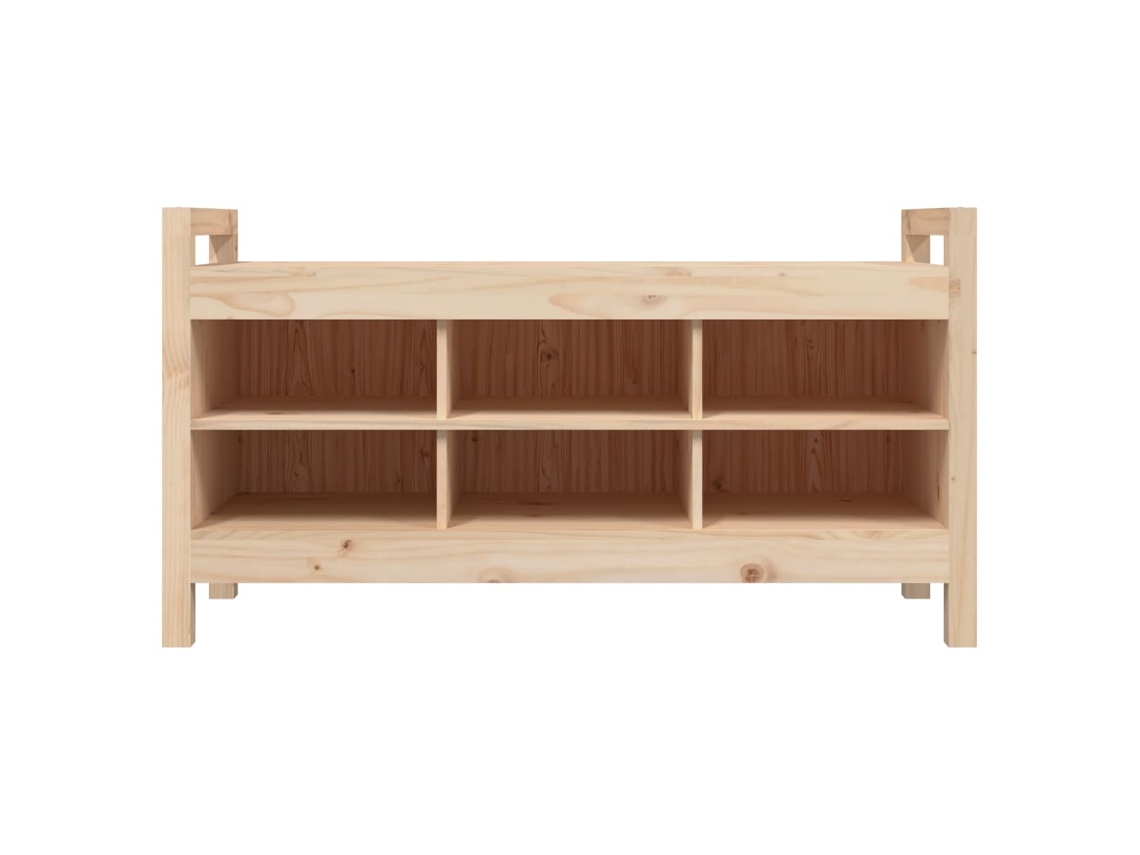 Banco de Recibidor VIDAXL (Marrón - Madera - 110 x 40 x 60 cm)