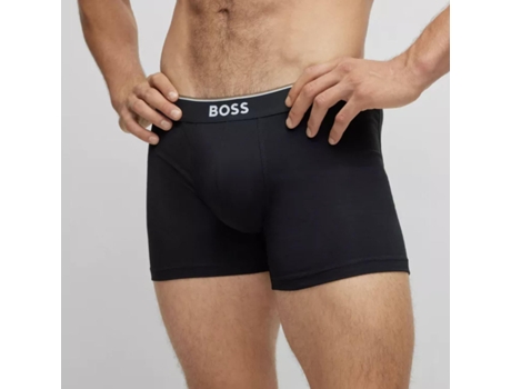 Pack de 3 Boxers Hombre HUGO BOSS (XXL - Algodón - Negro)