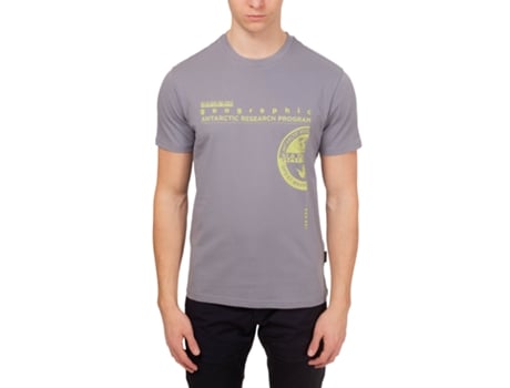 Camiseta de Hombre NAPAPIJRI Gris (M)