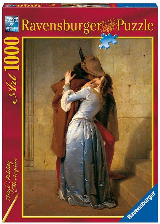 Puzzle RAVENSBURGUER Hayez: El Beso (1000 Piezas)