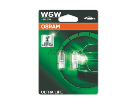 Kit 2 Lámparas W5W 12V5W Ultra Life® OSRAM