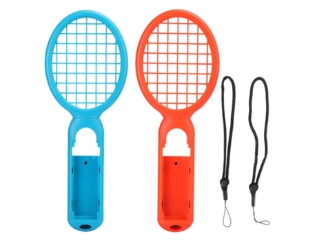 Accesorio para Nintendo Switch SAMURIIRON Raquetas de tenis Rojo y Azul