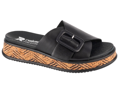 Sandalias de Mujer RIEKER Piel Negro (37)