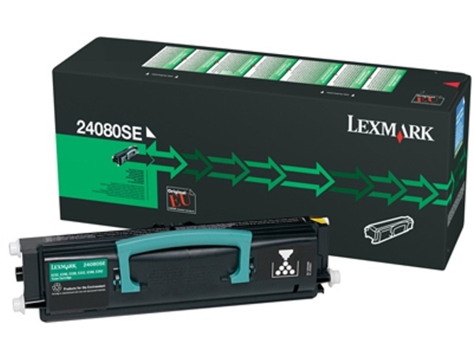 Tóner LEXMARK 24080SE Negro