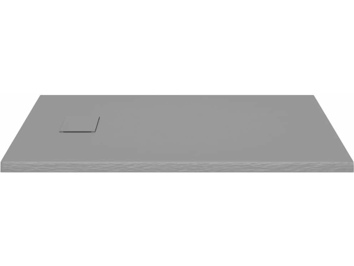 Plato de ducha SMC gris 80x80 cm