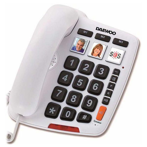 Teléfono Fijo DAEWOO DTC-760 Blanco