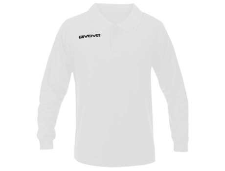 Polo de Hombre para Fútbol GIVOVA Winter Blanco (S)