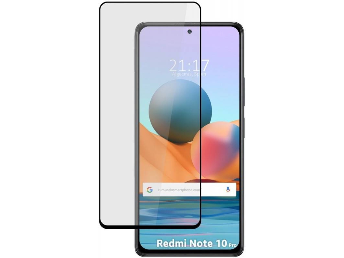 Protector pantalla móvil - Xiaomi Redmi Note 10 Pro TUMUNDOSMARTPHONE,  Xiaomi, Xiaomi Redmi Note 10 Pro, Cristal Templado 5D